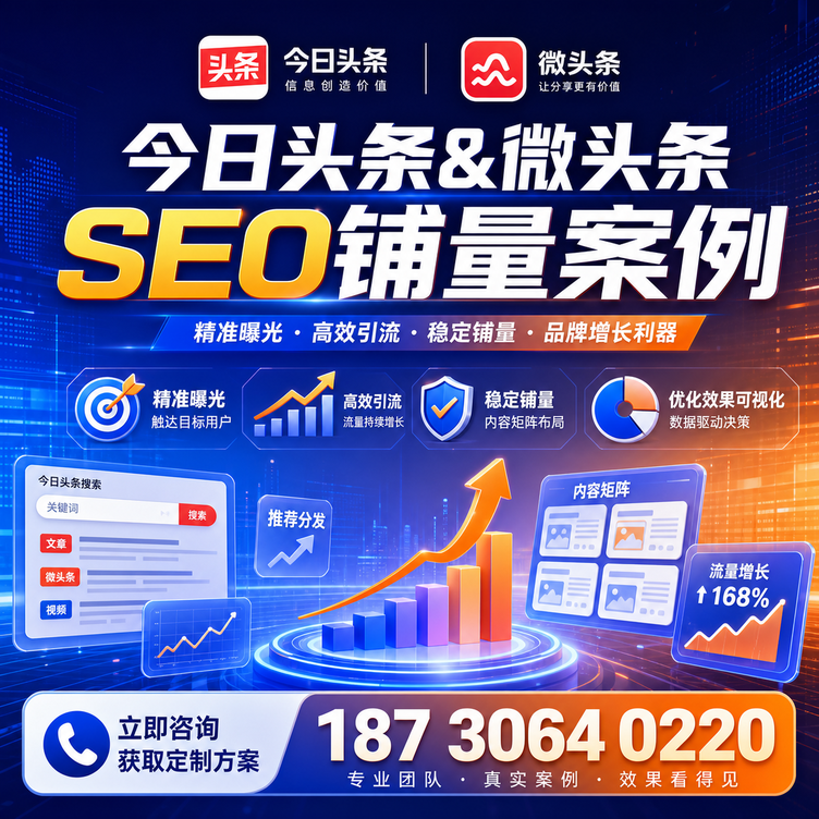 温州头条号SEO矩阵批量内容铺量成功案例